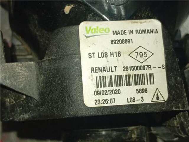Foto 2ª: Faro Antiniebla Delantero Derecho Renault Megane 1.4 DYNAMIQUE [1.4 LTR. - 96 KW TCE] III COUPE-CABRIO (04.2010-_)