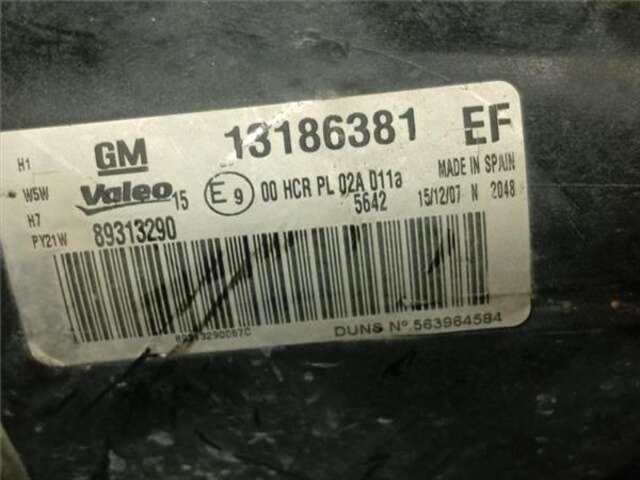 Faro Izquierdo Opel Corsa 1.3 COSMO [1.3 LTR. - 55 KW 16V CDTI]