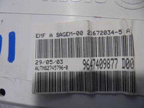 Foto 4ª: Pantalla Multifuncion Citroen C5 2.0 HDI 90 X BERLINA 90CV 66KW [RHY] (2003)