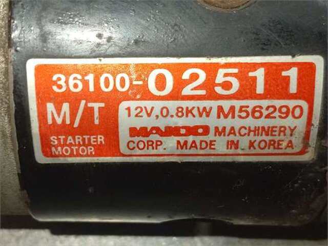 Foto 2ª: Motor de Arranque Hyundai Atos 1.0 I [G4HC]