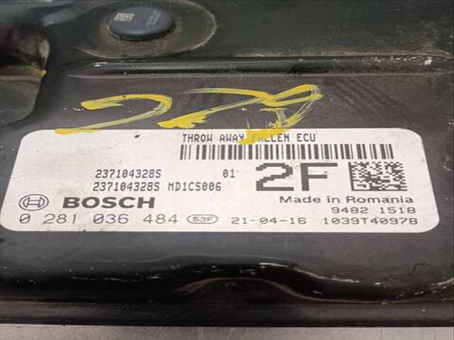 Foto 2ª: Centralita Motor ECU Dacia Dokker AMBIANCE 90CV 66KW [K9K C6] (2013)