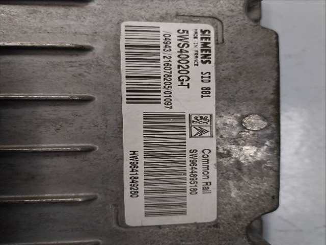 Foto 2ª: Centralita Motor ECU Peugeot 307 2.0 HDI [D-RHY] (2001)