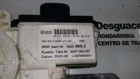 Foto 2ª: Elevalunas Eléctrico Trasero Izquierdo Bmw X3 2.0 16V DIESEL CAT 150CV 110KW [M47N204D4] (2005)