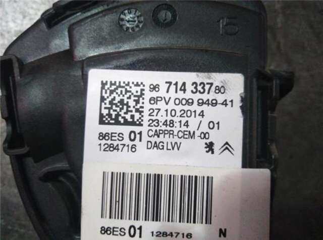 Pedal Acelerador Peugeot 208 1.6 HDI