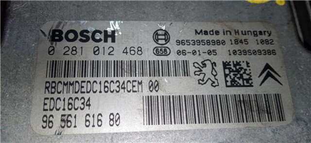 Centralita Motor ECU Citroen Xsara 1.6 HDI