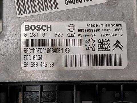Foto 3ª: Centralita Motor ECU Peugeot 307 1.6 HDI 110 109CV 80KW [9HY (DV6TED4)] (2005)