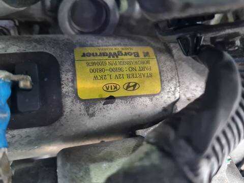 Motor de Arranque Hyundai i20 KLASS 100CV 74KW