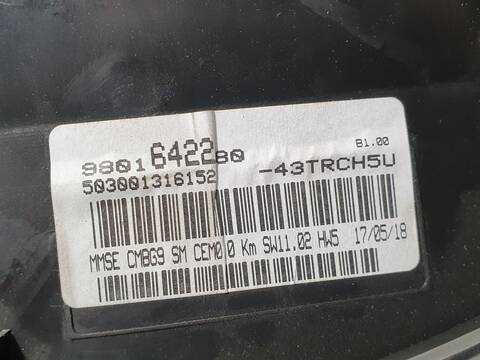 Foto 3ª: Cuadro de Instrumentos Peugeot Partner CONFORT L1 75CV 55KW [BH02] (2018)