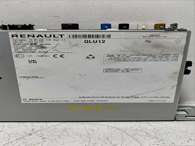 Sistema GPS Renault Clio EVOLUTION 1 TCE BIVALENT GASOLINA - GPL 101CV