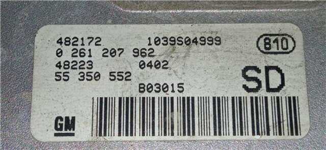 Centralita Motor ECU Opel Corsa 1.2 CLUB [1.2 LTR. - 55 KW 16V CAT (Z 12 XE - LW4)]