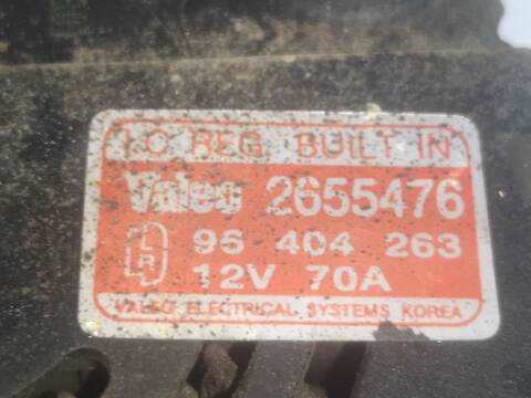 Alternador Daewoo Kalos B12S1