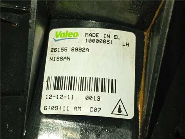 Foto 2ª: Faro Antiniebla Delantero Izquierdo Nissan Qashqai 1.5 TEKNA [1.5 LTR. - 78 KW DCI TURBODIESEL CAT] [K9KH282]