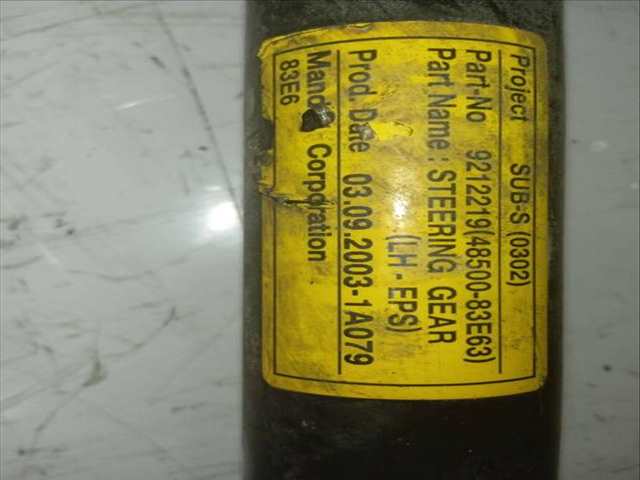 Foto 2ª: Cremallera de Direccion Opel Agila DIESEL [Z13DT] (2003)