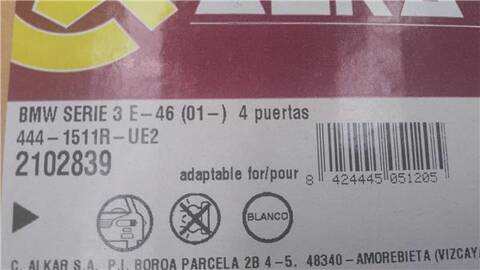 Foto 2ª: Piloto Delantero Derecho Bmw Serie 3 315 1.8 316I [1 8 LTR. - 85 KW 16V] BERLINA 116CV