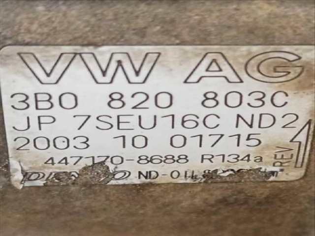 Foto 2ª: Compresor Aire Acondicionado Volkswagen Touareg 3.2 V6 220CV (2002)