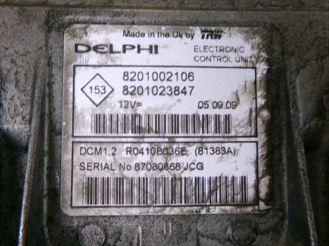 Foto 2ª: Centralita Motor ECU Dacia Sandero 1.5 DCI 2008-2012 [K9KK7] (2009)