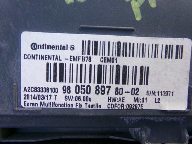 Foto 3ª: Mando Calefacción A. A. Citroen C4 1.6 HDI 2014-2017 [9H05] (2014)