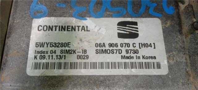 Centralita Motor ECU Seat Altea 1.6
