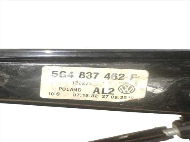 Foto 3ª: Elevalunas Eléctrico Delantero Derecho Volkswagen Golf 1.6 TDI (2012)