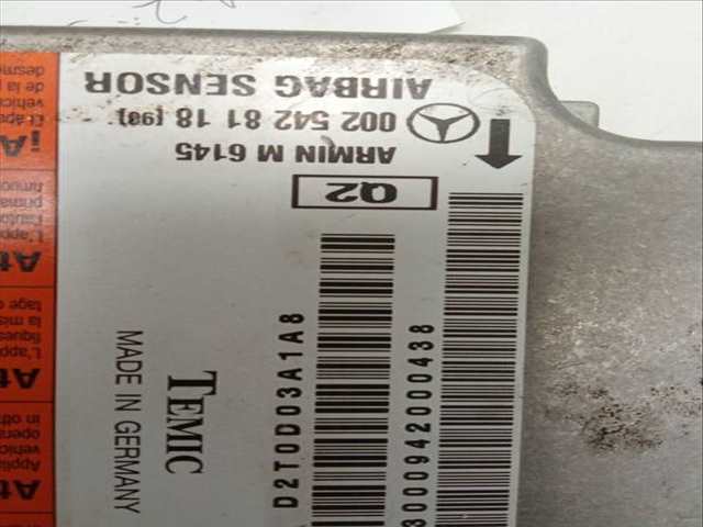 Foto 4ª: Centralita Airbag Mercedes Clase ML 270 2.7 CDI 20V BM 163) 120KW 163.113)