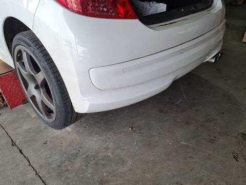 Foto 3ª: Paragolpes Trasero Peugeot 207 RC 174CV 128KW [5FY] (2008)