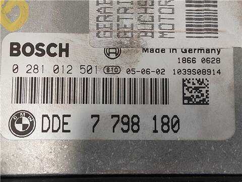 Foto 3ª: Centralita Motor ECU Bmw Serie 3 315 2.0 320D BERLINA 163CV 120KW [M47N 204 D4] (2005)