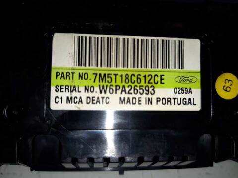 Foto 3ª: Mando Climatizador Ford Kuga TITANIUM 136CV 100KW [G6DG] (2009)