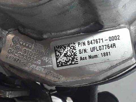 Foto 3ª: Turbocompresor Volkswagen Golf 1.6 TDI DPF 105CV 77KW [DDY] (2012)