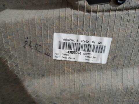 Foto 2ª: Tapizados Cartoneras Opel Zafira COSMO 120CV [Z19DT] (2005)