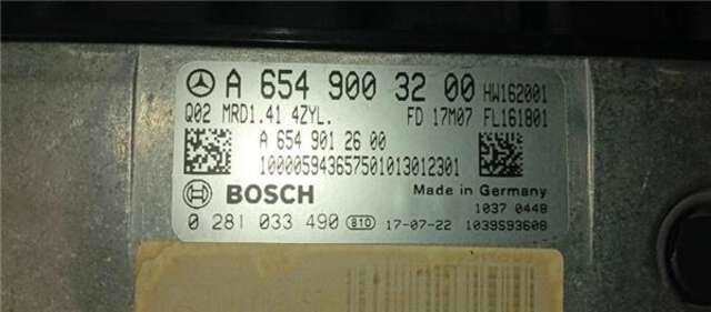 Foto 2ª: Centralita Motor ECU Mercedes Clase E 180 2.0 E 220 D (213.004) [2.0 LTR. - 143 KW CDI CAT]