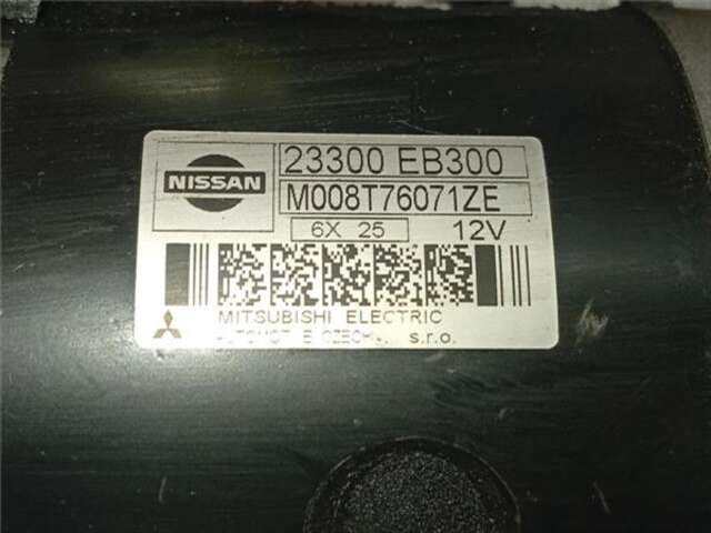 Motor de Arranque Nissan Cabstar CABSTAR 35.XX CABINA SIMPLE [2.5 LTR. - 96 KW DIESEL]