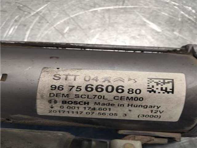 Foto 2ª: Motor de Arranque Peugeot 308 1.6 ACCESS [1.6 LTR. - 73 KW BLUE-HDI FAP] [BH02]