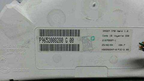 Foto 4ª: Cuadro de Instrumentos Citroen C3 VERSION INDEFINIDA