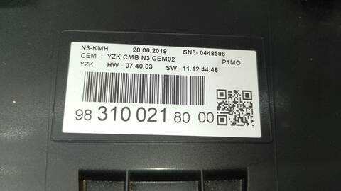 Foto 3ª: Cuadro de Instrumentos Opel Crossland INNOVATION 131CV 96KW [HN05] (2019)