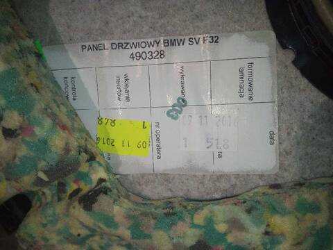 Foto 3ª: Tapizados Cartoneras Bmw Serie 4 418 420D COUPE 184CV 135KW [B47D20A] (2016)