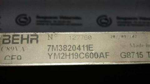 Foto 3ª: Radiador Calefaccion A.A. Seat Alhambra ERENCE PLUS 140CV 103KW [BRT] (2007)