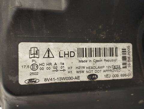 Foto 3ª: Faro Izquierdo Ford Kuga TREND 136CV 100KW [G6DG] (2009)