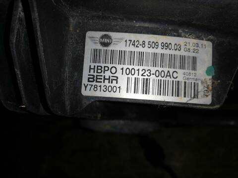 Foto 3ª: Electroventilador Mini Countryman N47C16A (2011)