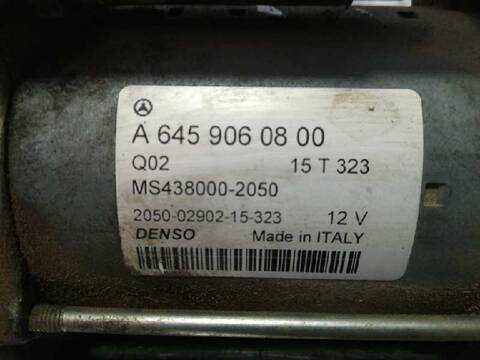 Foto 2ª: Motor de Arranque Mercedes Clase A 140 A 180 CDI BLUEEFFICIENCY 176.012) 109CV 80KW [K9K] (2016)