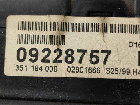 Foto 2ª: Cuadro de Instrumentos Opel Zafira BLUE LINE 101CV 74KW [D-Y20DTH] (2000)