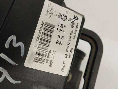 Foto 2ª: Faro Derecho Citroen C3 SX PICASSO 90CV 66KW [9HX] (2009)