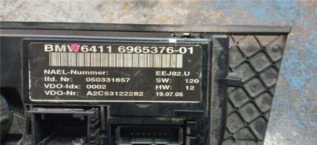 Mando Climatizador Bmw Serie 3 315 320 D