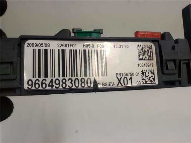 Foto 2ª: Caja Reles Fusibles Peugeot 207 1.6 HDI [9HX (DV6ATED4)]