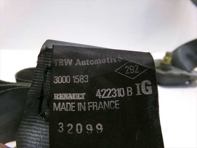 Foto 4ª: Cinturón Delantero Izquierdo Renault Laguna 1.9 DTI 1998-2001 [F9QF7] (1999)