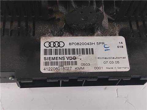 Foto 3ª: Mando Climatizador Audi A3 1.6 FSI AMBIENTE 115CV 85KW [BLP] (2005)