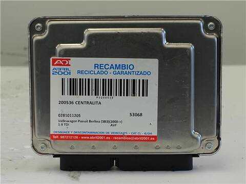 Centralita Motor ECU Volkswagen Passat 1.9 TDI BERLINA 130CV 96KW