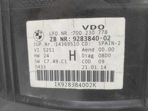 Foto 3ª: Cuadro de Instrumentos Bmw X1 XDRIVE 18D (2009)