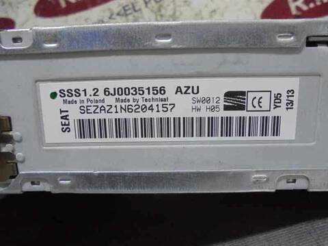Foto 3ª: Sistema Audio Radio CD Seat Ibiza COPA 105CV 77KW [CAYV] (2013)