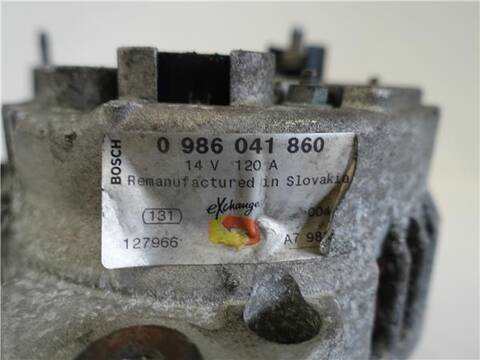 Foto 2ª: Alternador Audi A3 1.6 AMBIENTE 102CV 75KW [AVU] (2001)