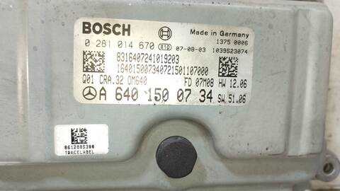 Foto 3ª: Centralita Motor ECU Mercedes Clase B 150 200 CDI 245.208) 140CV 103KW [640941] (2007)